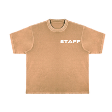 Load image into Gallery viewer, &quot;STAFF&quot; Heavyweight Pigment T-Shirt Chestnut Brown