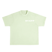 Load image into Gallery viewer, &quot;STAFF&quot; Heavyweight Pigment T-Shirt Pistachio